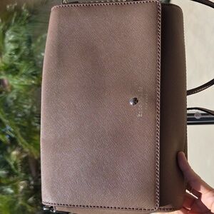Kate Spade Elegant Tan Leather Bag Purse